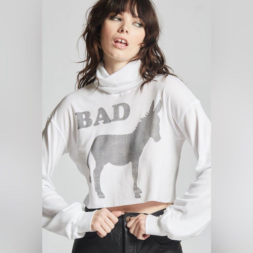Recycled Karma Brands Odd People - Bad Donkey Turtleneck - NWT - M